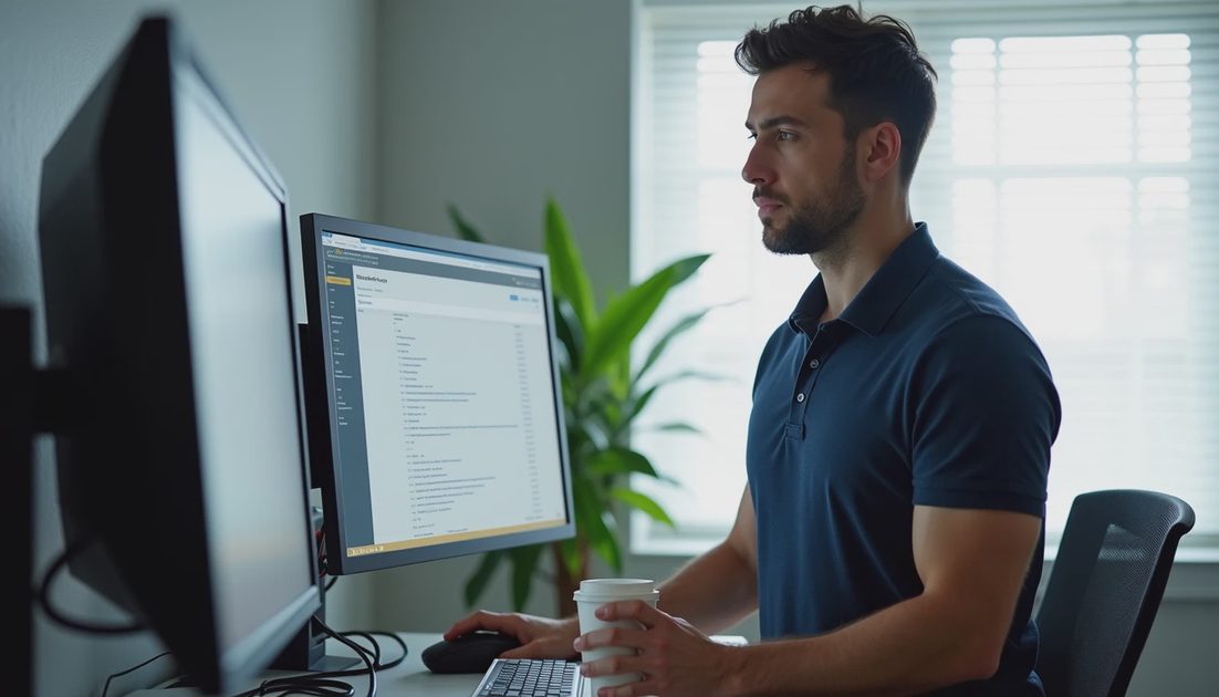 IT administrator reviewing suspicious mailbox forwarding rules in the Microsoft 365 admin console after a phishing incident