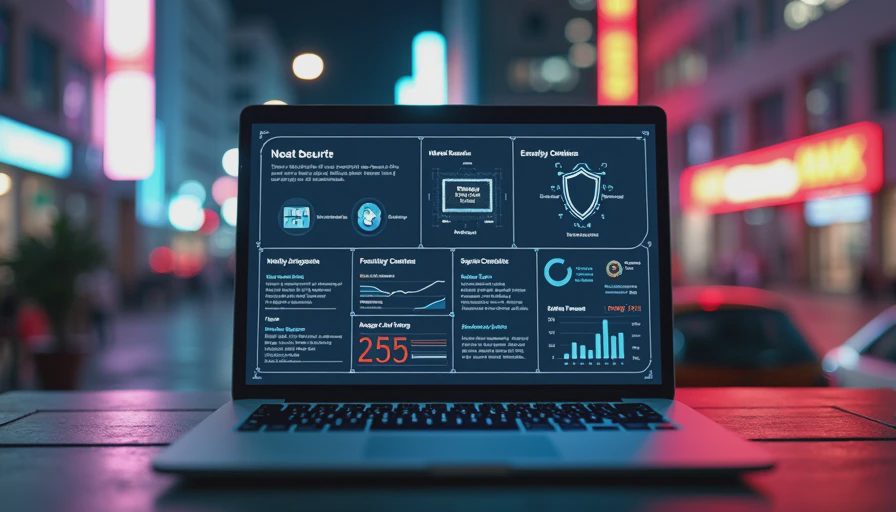 Visual context for how to secure a business network